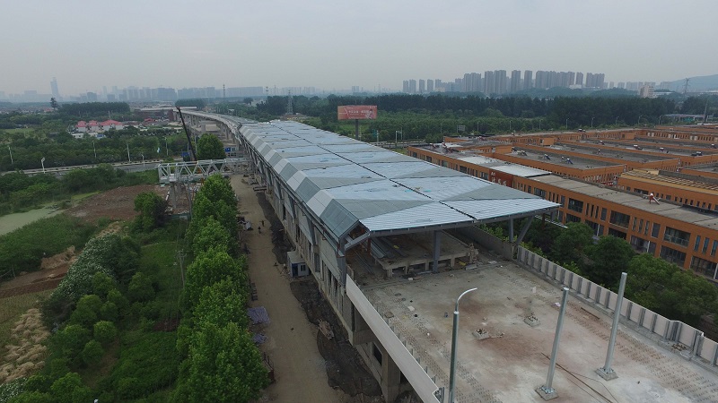 南京寧和城際軌道交通ＴＡ-08標主站房鋼結構項目.JPG